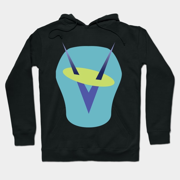 Voyd (blue background) Hoodie by Falcon